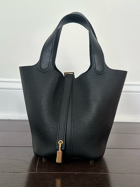 Hermes Handbags - Hermes Picotin 18 Noir